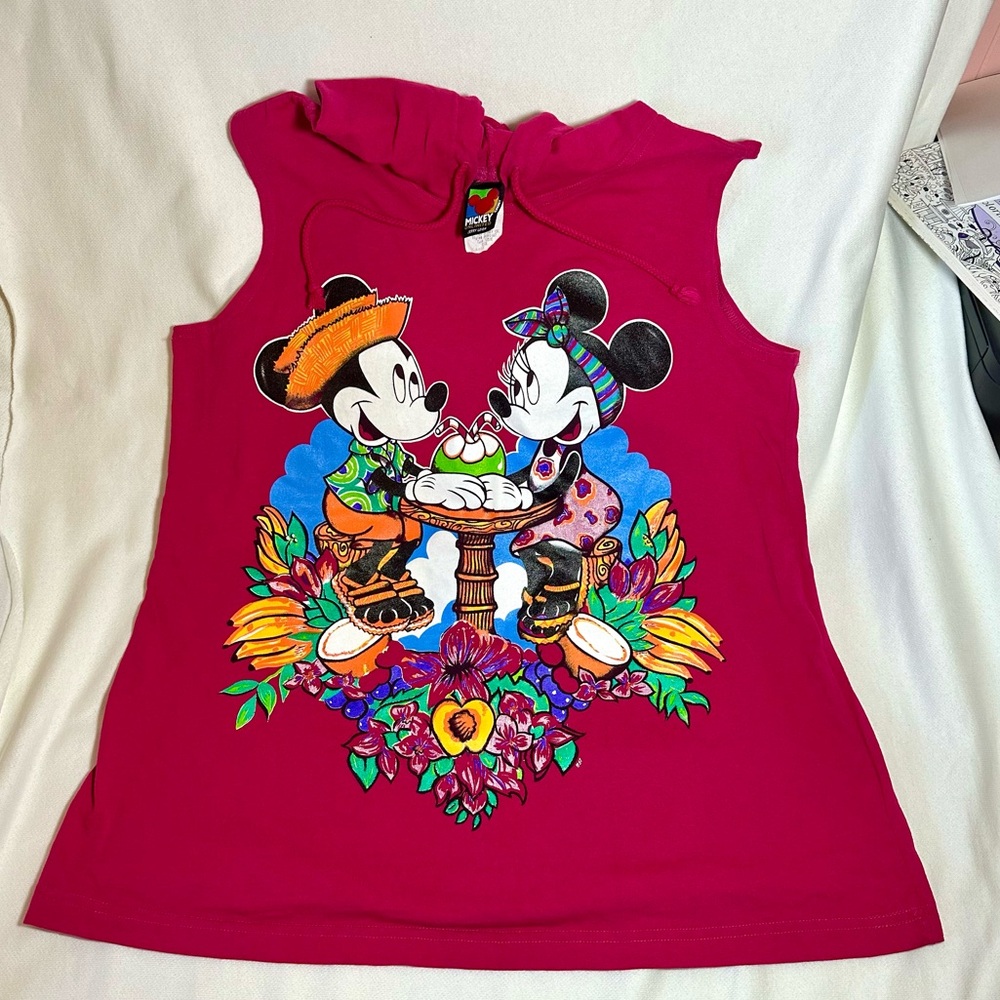 Unisex Vintage Mickey Minnie Mouse Vacation Tank Top Disney Disneyworld Shirt